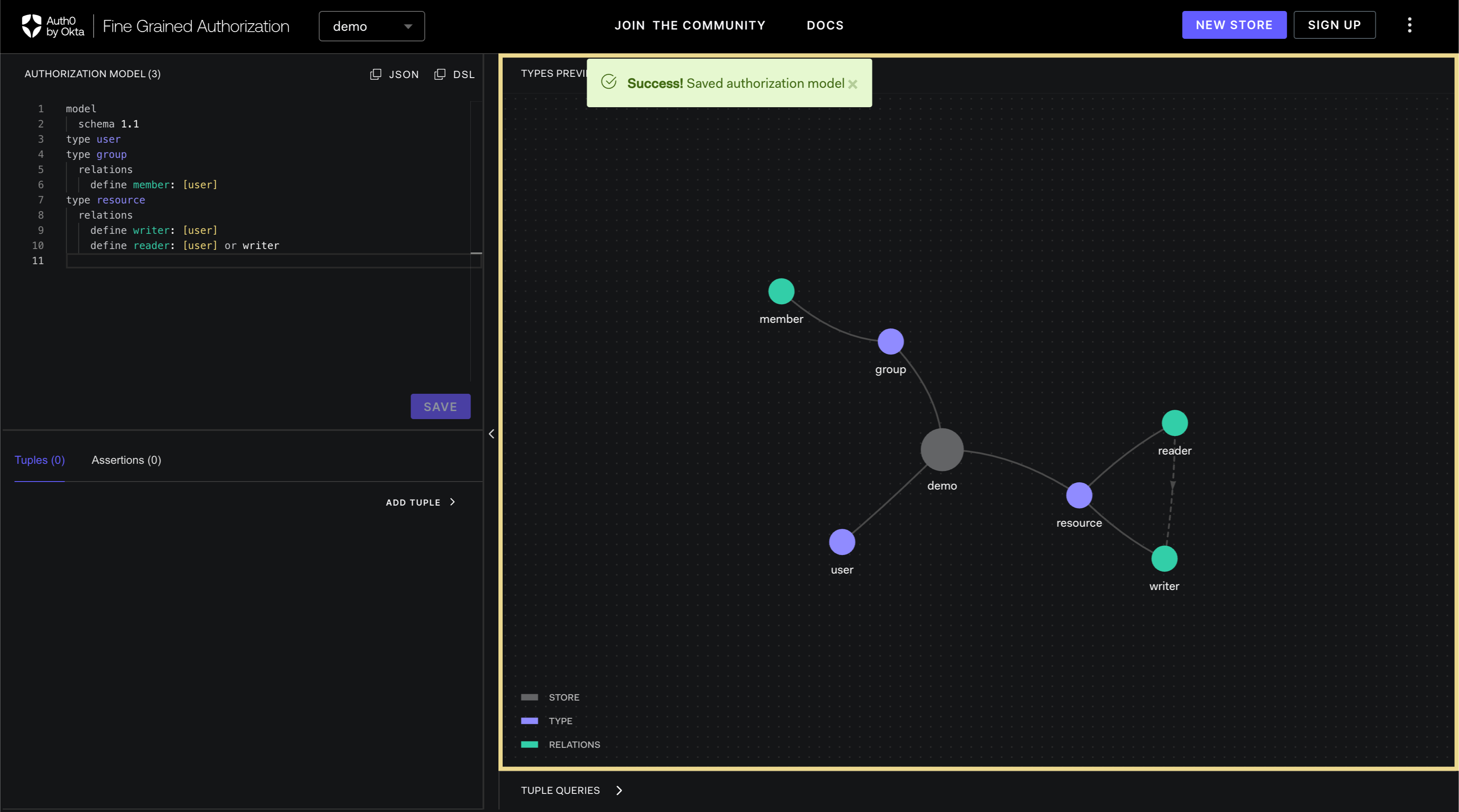 Image showing the  Playground type preview